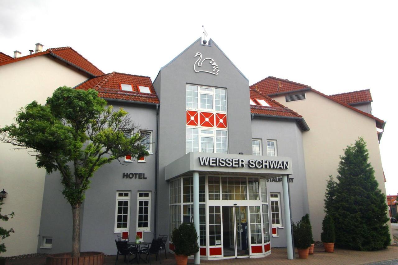 Hotel Weisser Schwan Erfurt Exterior foto